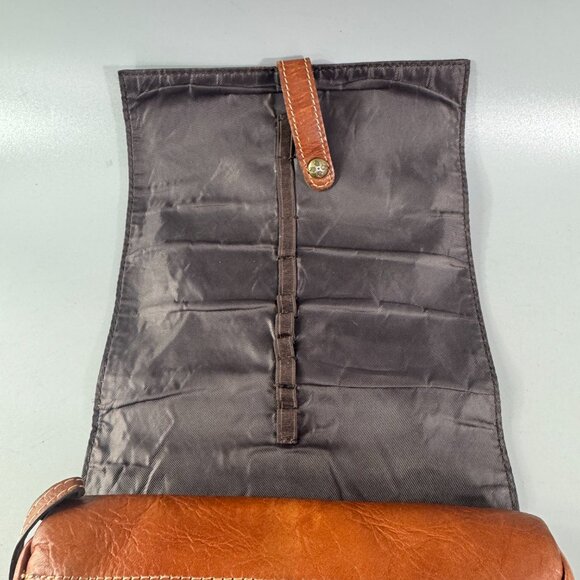 Rare Patricia Nash Leather Roll-Over Closre Cosmetic Organizer - Picture 10 of 14